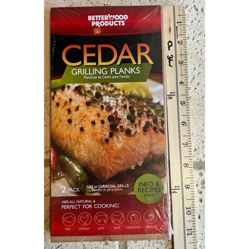 Cedar Grilling Planks 5” x 11” and 5” x 15” NWT